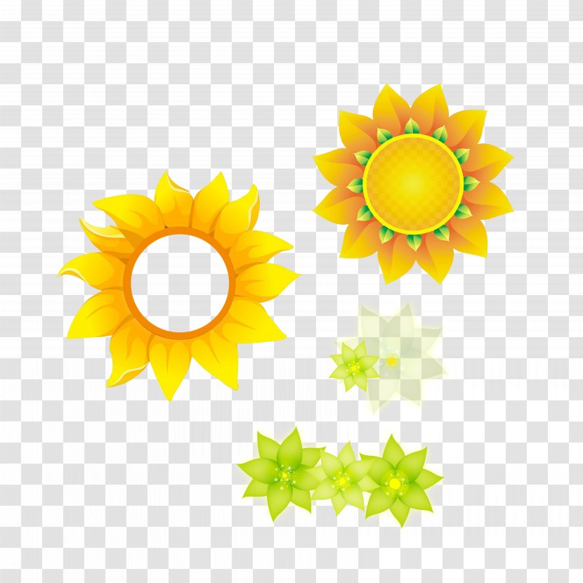 Common Sunflower Download - Dahlia Transparent PNG