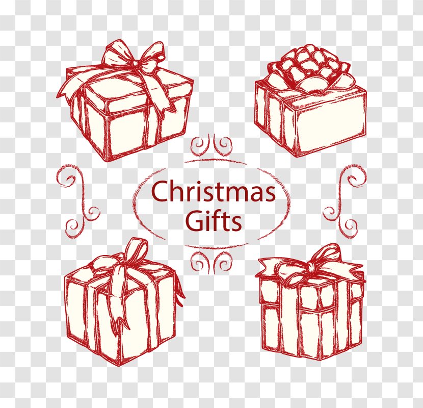 Christmas Tree Gift - Box Transparent PNG