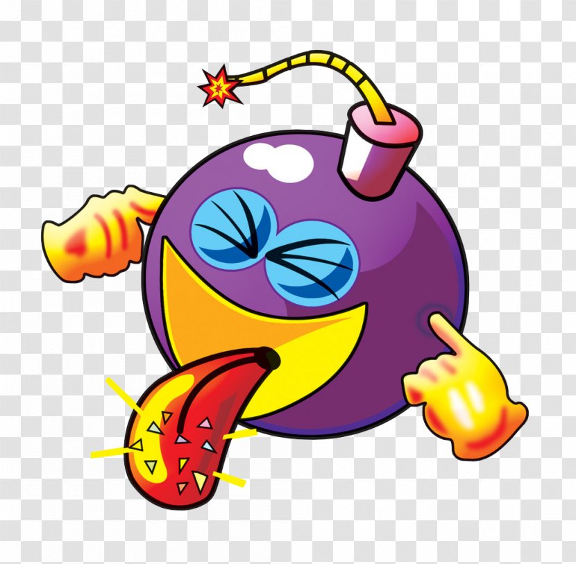 Purple Clip Art - Bomb - Clutching The Ears Of Transparent PNG