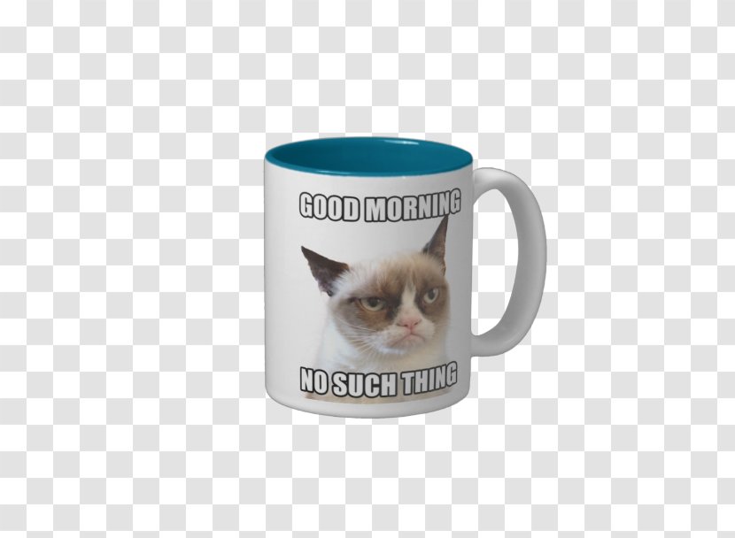 Kitten Mug Grumpy Cat Coffee - Tableware Transparent PNG