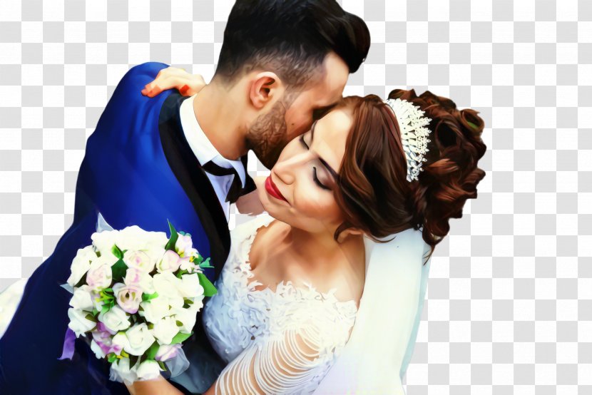 Wedding Love Couple - Bokeh - Bouquet Smile Transparent PNG