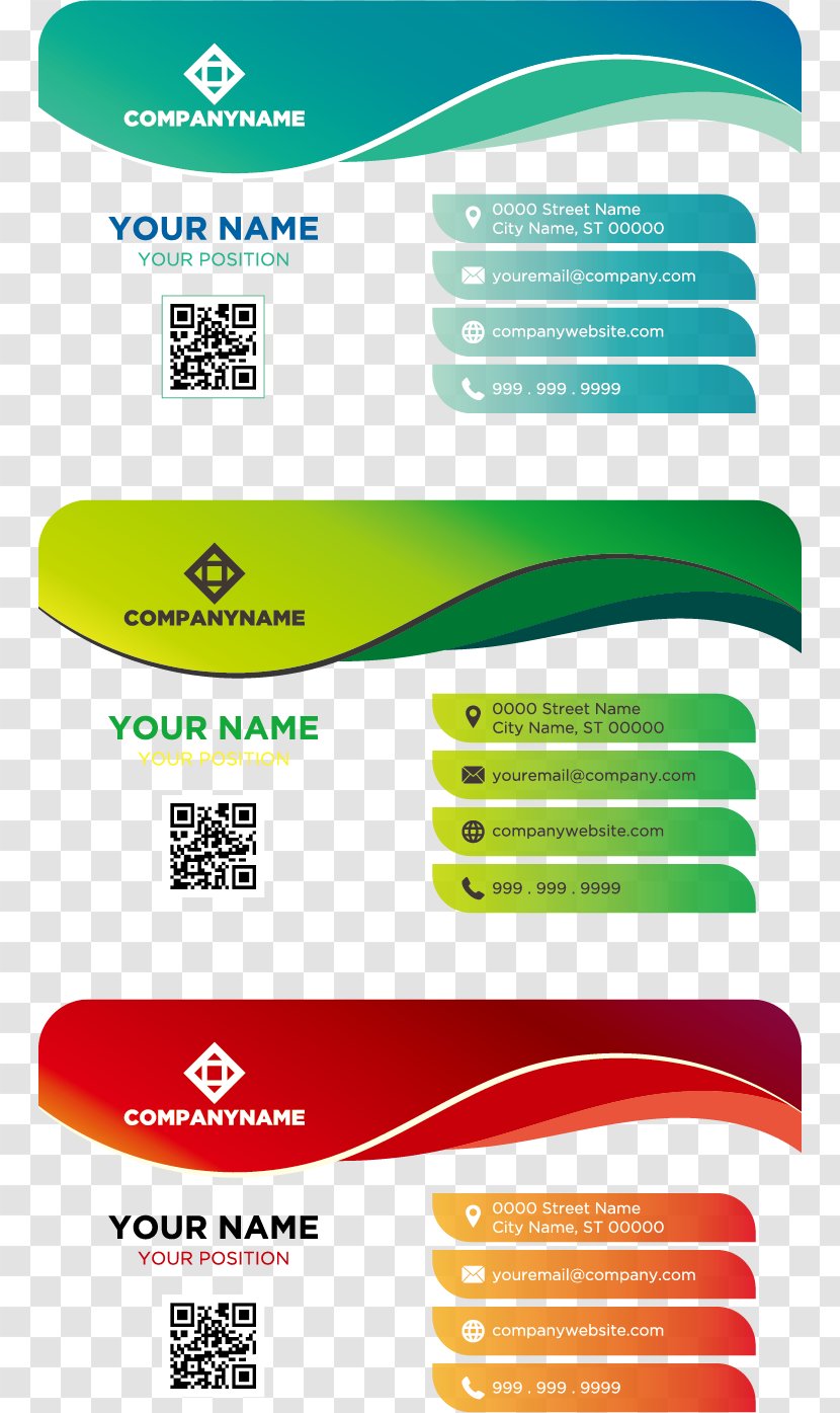Business Card Idea Logo - Carte De Visite - Color Template Transparent PNG
