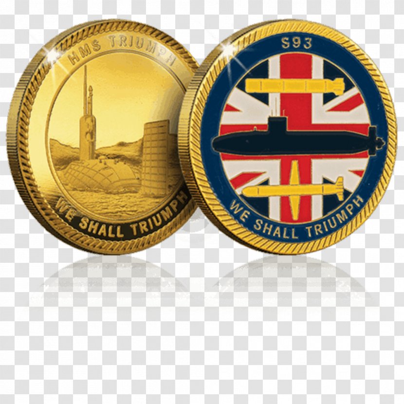 Challenge Coin Gold Medal RFA Rover - Emblem Transparent PNG