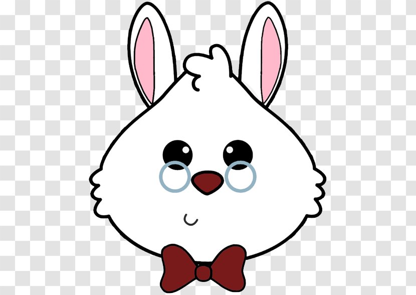 Domestic Rabbit White Emoji Clip Art - Area - Alice Transparent PNG
