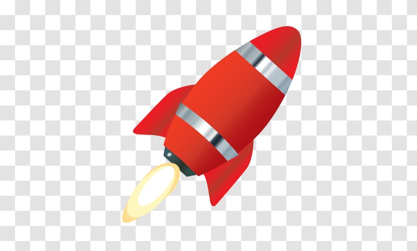 Rocket Apple Icon Image Format Spacecraft - Orange - Red Creative Transparent PNG