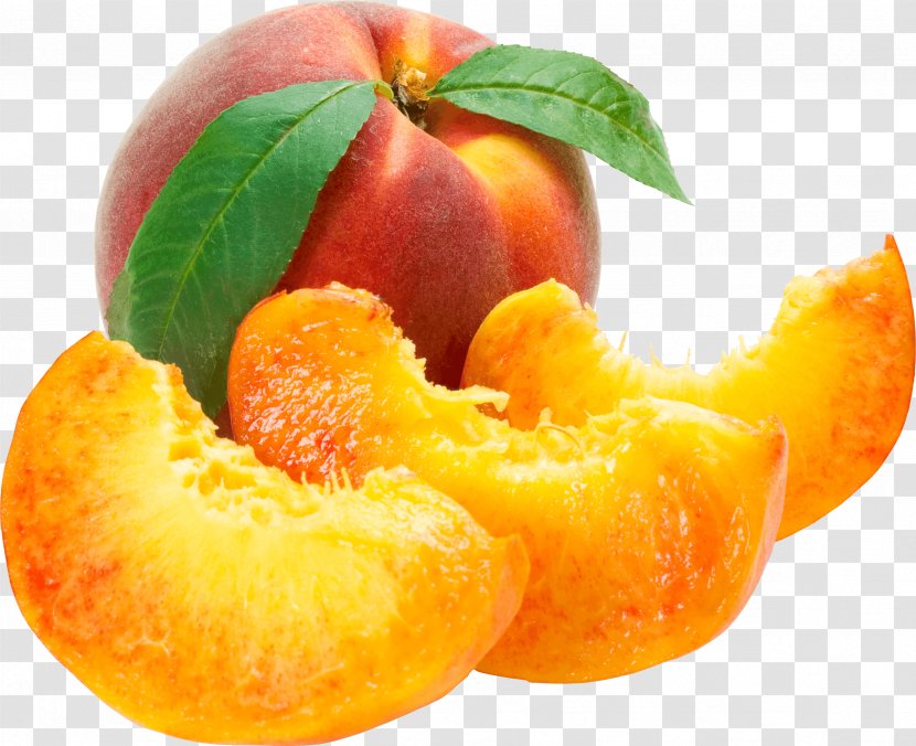 Peach Fruit - Sliced Peaches Image Transparent PNG