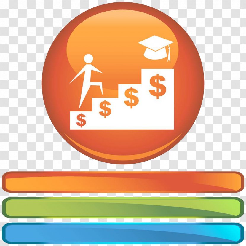 Student Financial Aid FAFSA Loan Clip Art - Stepping On The Gold Staircase Is Enough For A Bachelor Cap Transparent PNG