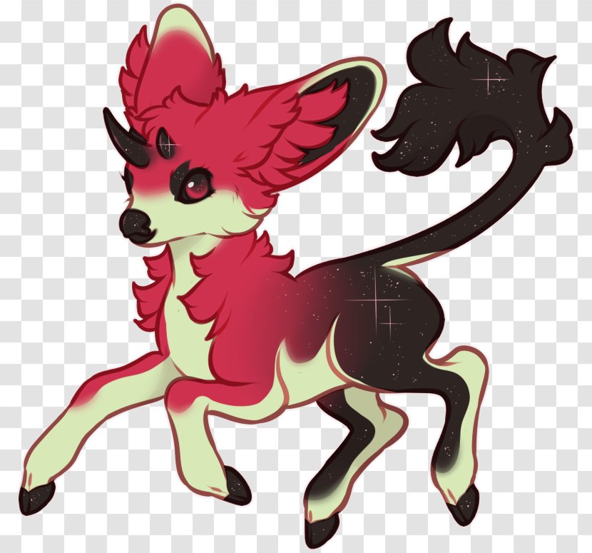 Dog DeviantArt Reindeer Drawing Big Bad Wolf - Flower Transparent PNG