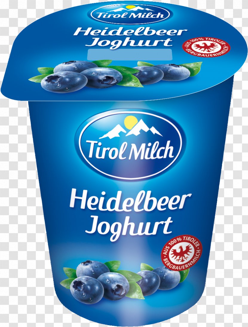 Milk Tirol Milch Reg.Gen.m.b.H Berries Dairy Products Yoghurt - Blueberry Curd Transparent PNG