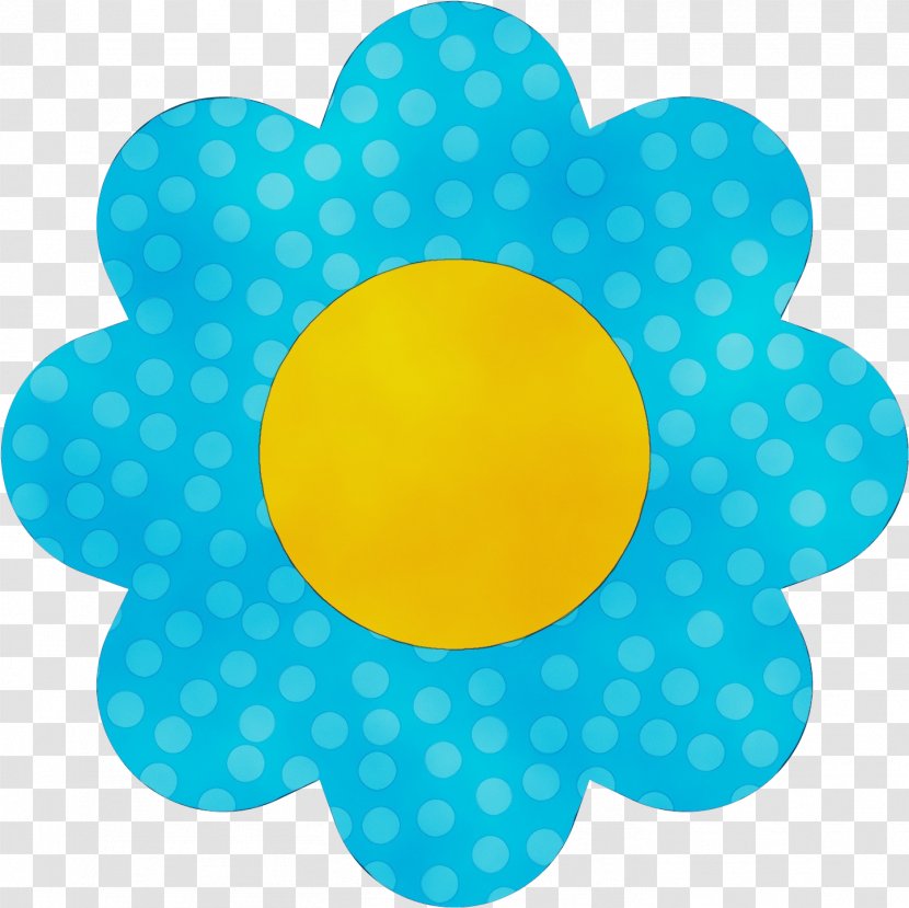 Polka Dot - Turquoise - Aqua Transparent PNG