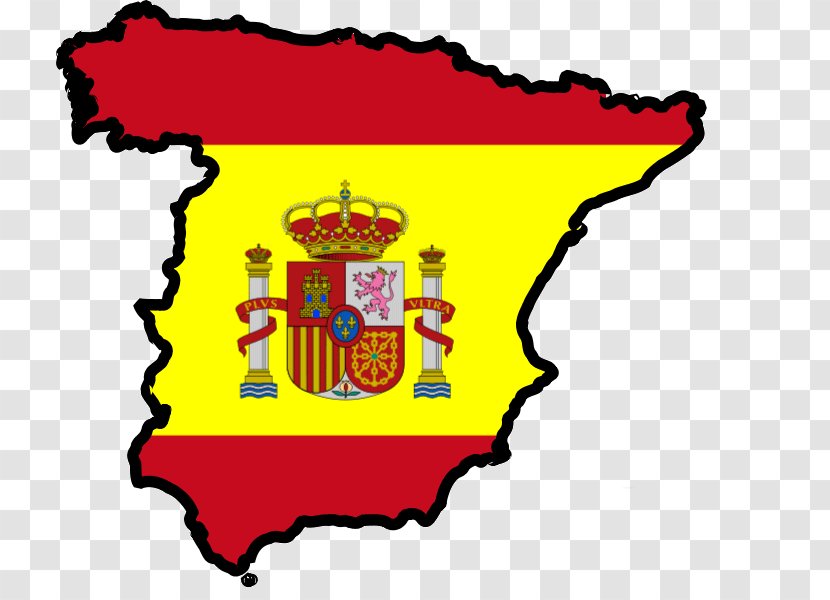 Flag Of Spain Clip Art Image - Text - Ao Longo Do Caminho Transparent PNG