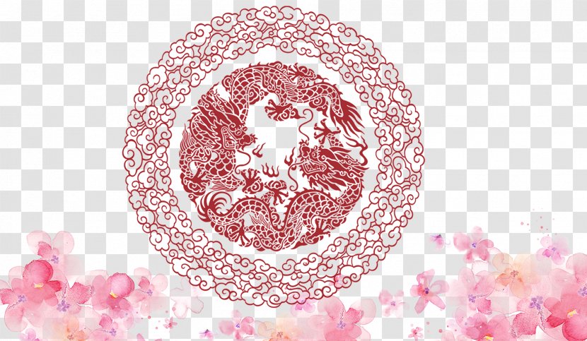 China Clip Art - Pink - Circle Pattern Transparent PNG