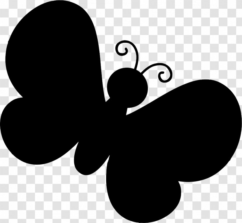 Clip Art Line M. Butterfly Black M - Logo Transparent PNG