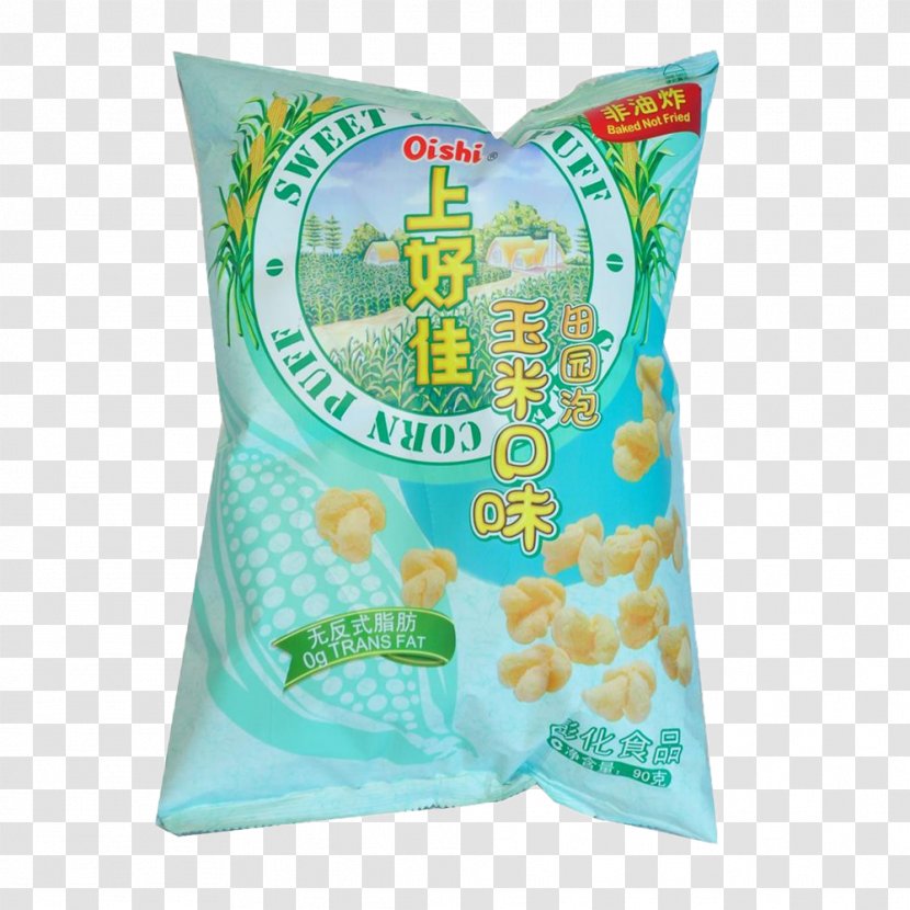 Snack Puffed Food Download - Maize - Shanghao Good Corn Taste Pasta Bubble Snacks Transparent PNG