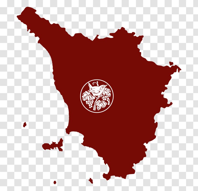 Tuscany Regions Of Italy Map Transparent PNG