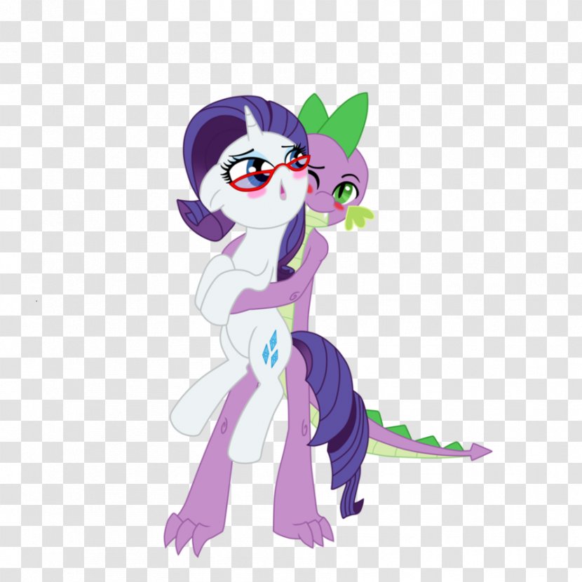 Rarity Spike Twilight Sparkle Pony YouTube - Purple Transparent PNG