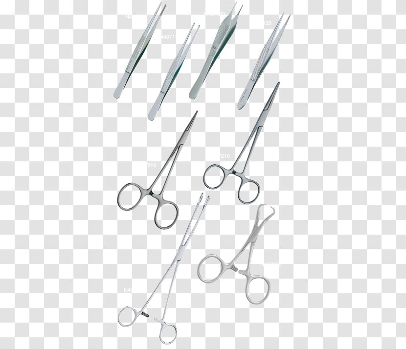 Scissors Hair-cutting Shears Forceps Hemostat - Hair Shear - Surgical Instruments Transparent PNG