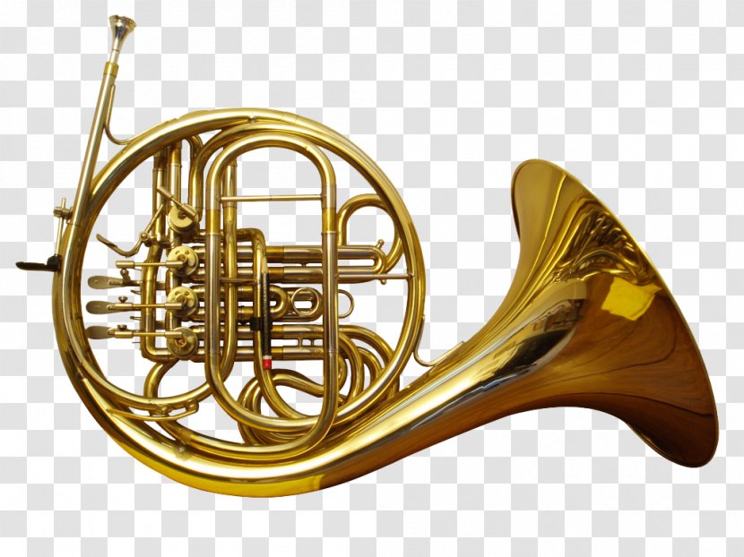 French Horns Musical Instruments Brass Trumpet - Flower - Trombone Transparent PNG