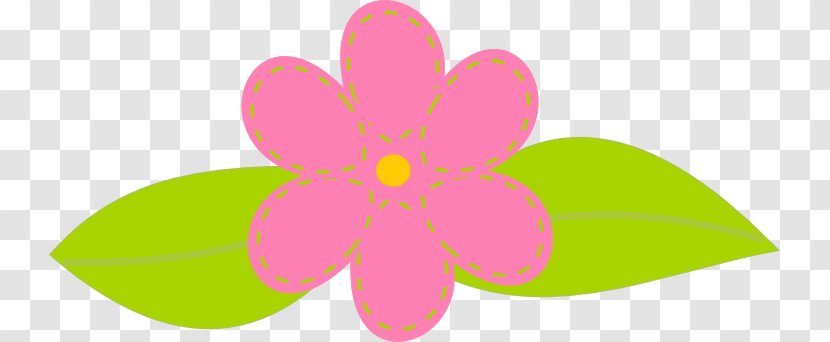 Petal Leaf Pink Circle Pattern - Symmetry - Transparent Floral Cliparts Transparent PNG