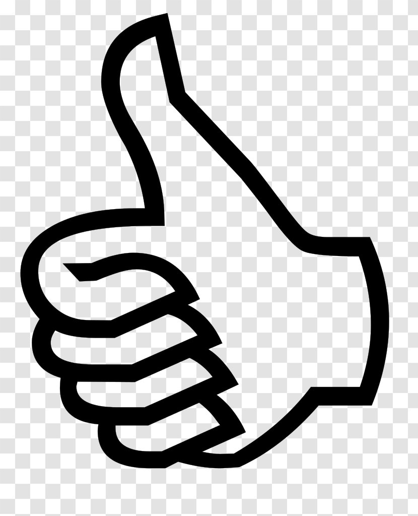 Thumb Signal Clip Art Vector Graphics - Royaltyfree - Thumbs Up Transparent PNG