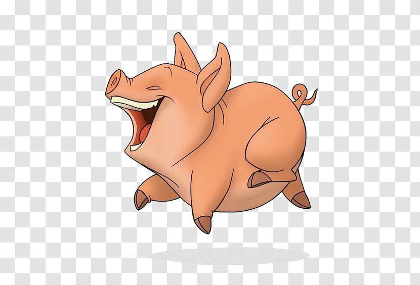 Domestic Pig Drawing - Snout - Piggy Transparent PNG