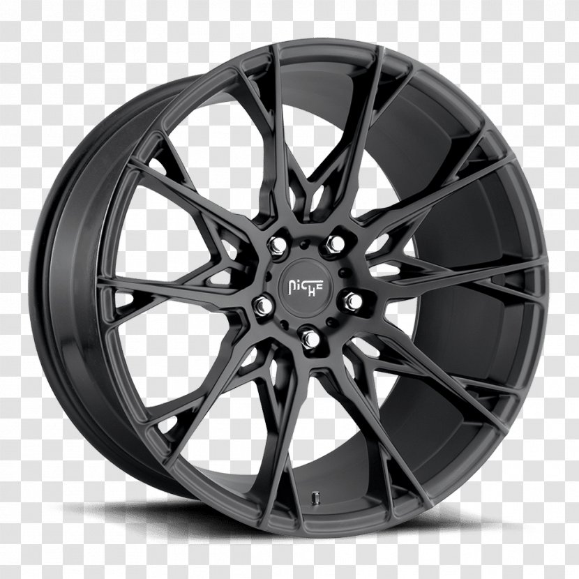 Custom Wheel Rim Tire Car - Black Transparent PNG