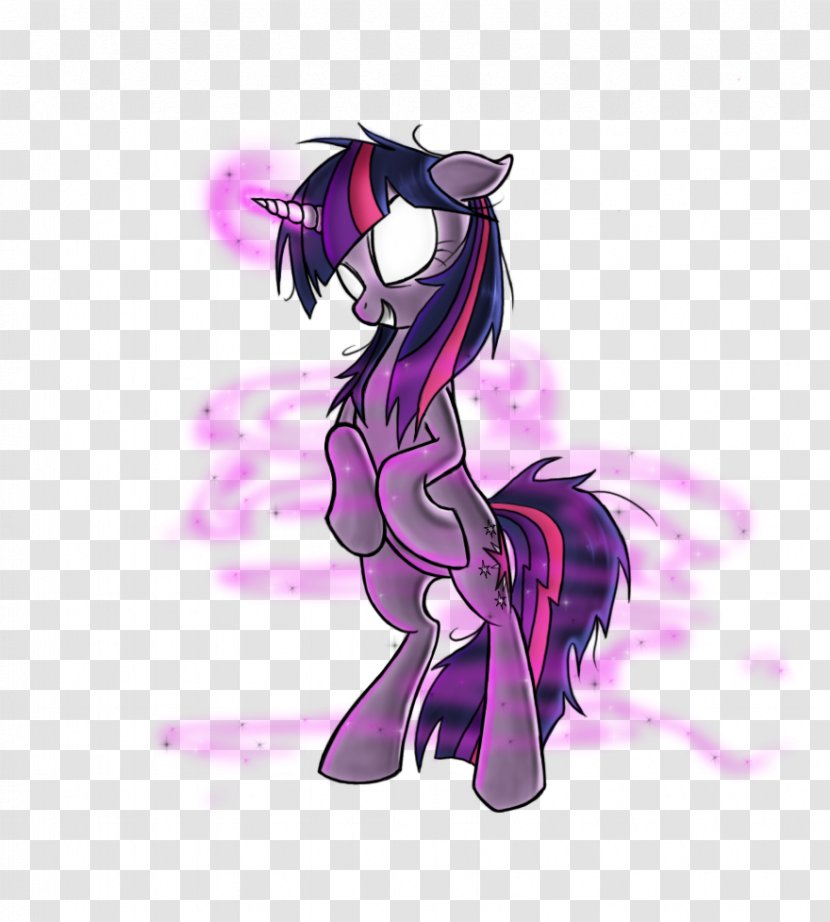 Pony Twilight Sparkle Drawing Horse Equestria - Flower - Glowing Eyes Transparent PNG