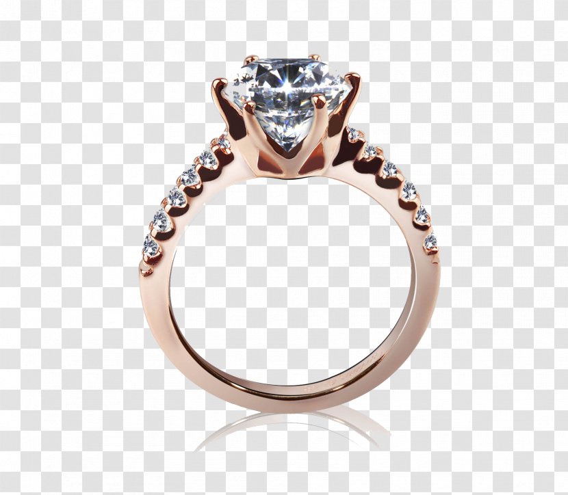 Wedding Ring Diamond Cartier Jewellery - Platinum - 24k Gold Transparent PNG