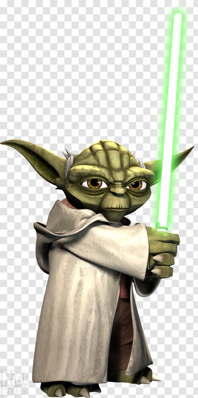 Yoda Star Wars: The Clone Wars Anakin Skywalker Darth Maul - Television - Vintage Collection Transparent PNG