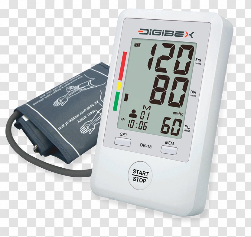 Sphygmomanometer Blood Pressure Health Blodtryksmåling - Hypertension Transparent PNG