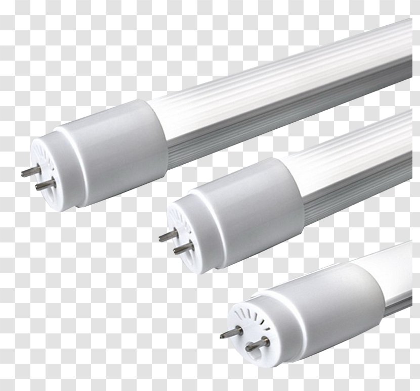 Light-emitting Diode Fluorescent Lamp Light Fixture Lichtopbrengst Pipe Transparent PNG