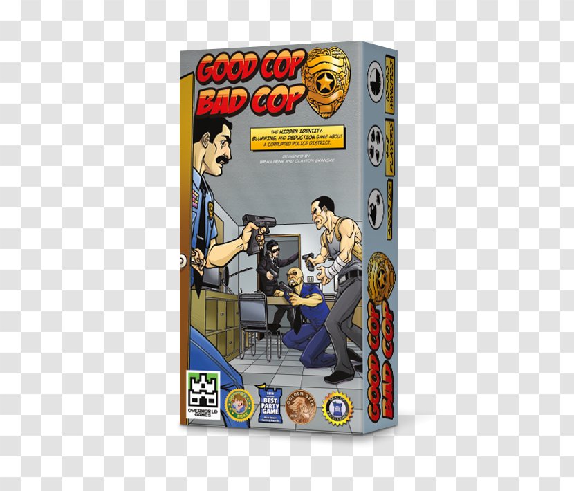 Police Officer Good Cop/bad Cop Card Game - Undercover Operation Transparent PNG