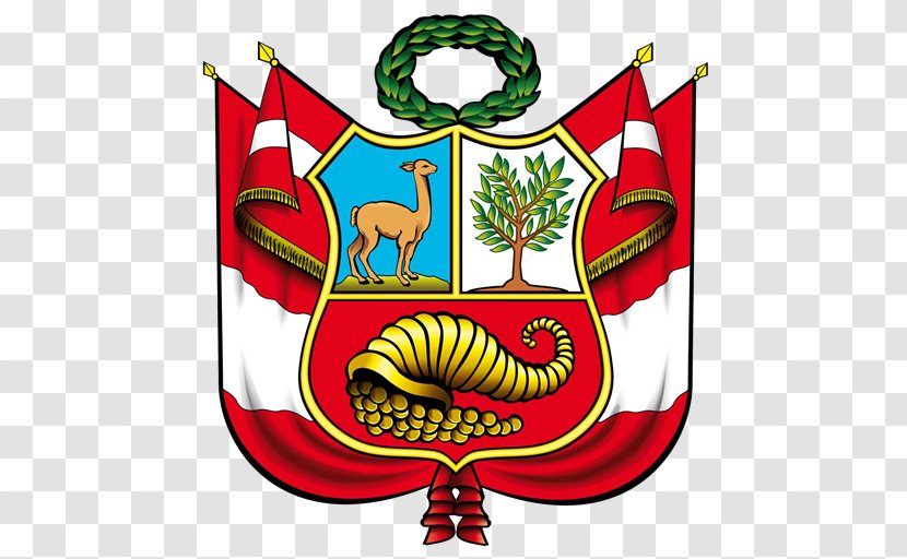Coat Of Arms Peru Escutcheon National Symbol Constitution - Food - Ministry Foreign Commerce And Tourism Transparent PNG