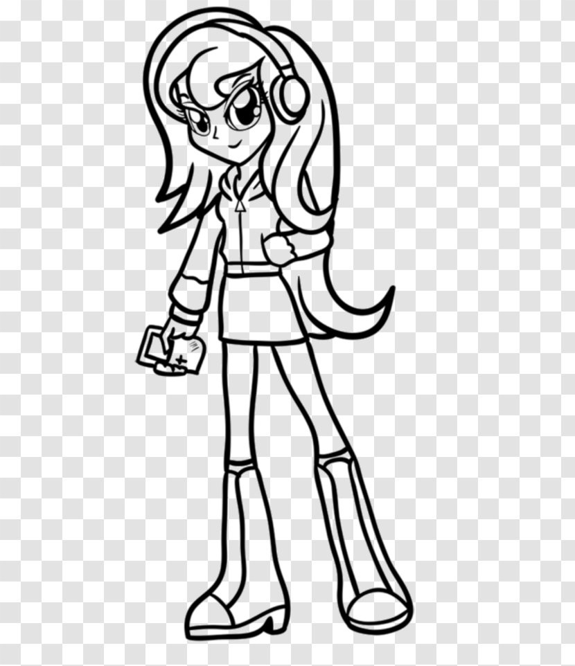 Five Nights At Freddy's Line Art Drawing Female Twilight Sparkle - Frame - My Little Pony Equestria Girls Sunset Shimmer Transparent PNG