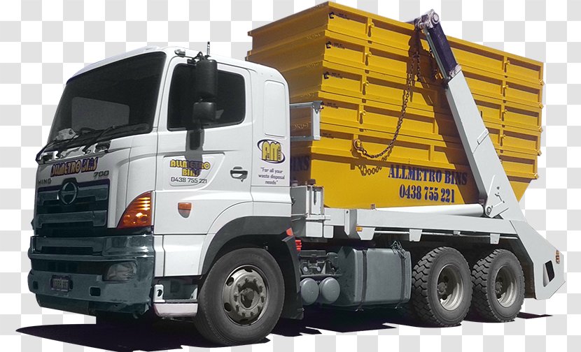 Allmetro Bins Car Pickup Truck Skip - Vehicle - All Waste Management Garbage Trucks Transparent PNG