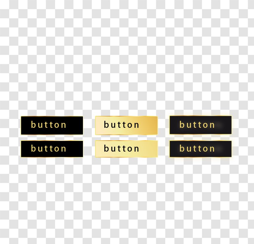 Web Button - Brand - Gold Transparent PNG