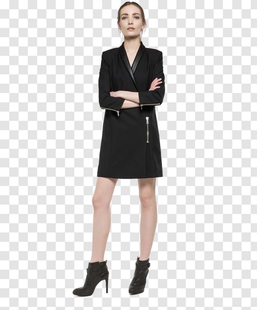 Blazer T-shirt Sweater Dress Jacket - Shirtdress Transparent PNG