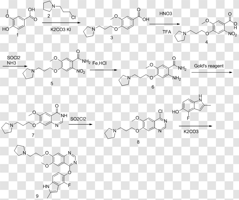 Quinazoline Functional Group Organic Chemistry Benzylidene Compounds Lipophilicity - Silhouette - Reaction Inhibitor Transparent PNG
