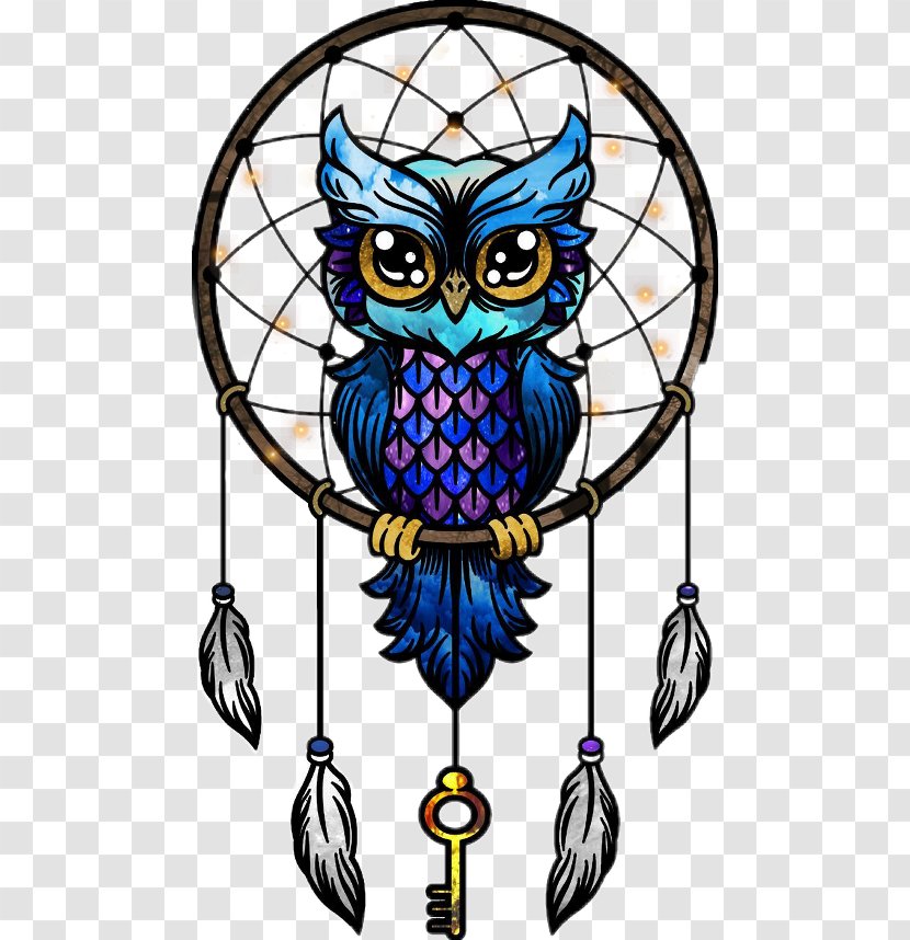 Owl Mandala Dreamcatcher Image Drawing - Coloring Book Transparent PNG