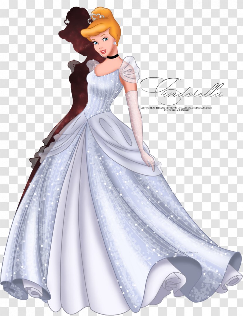 Cinderella Belle Dress Cosplay Costume - Heart Transparent PNG