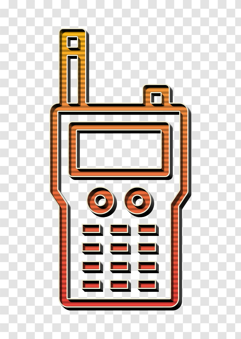 Walkie Talkie Icon Crime Icon Frequency Icon Transparent PNG
