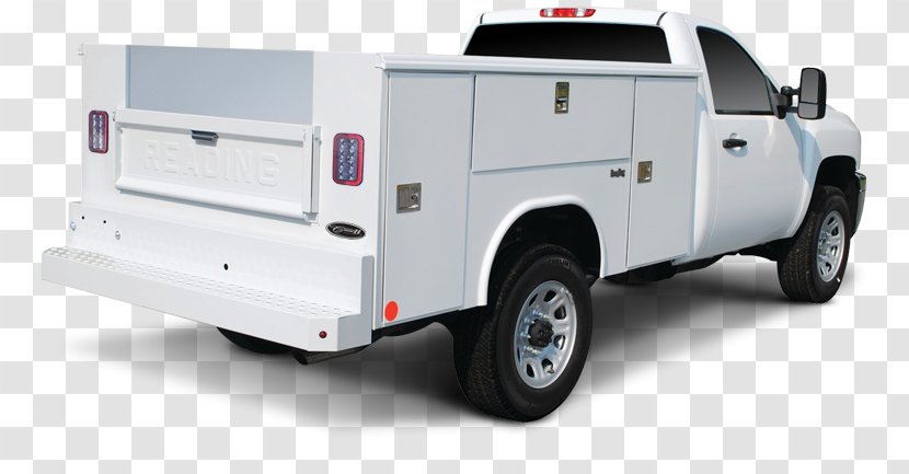 Pickup Truck Reading Body Car Semi-trailer - Bed Part Transparent PNG