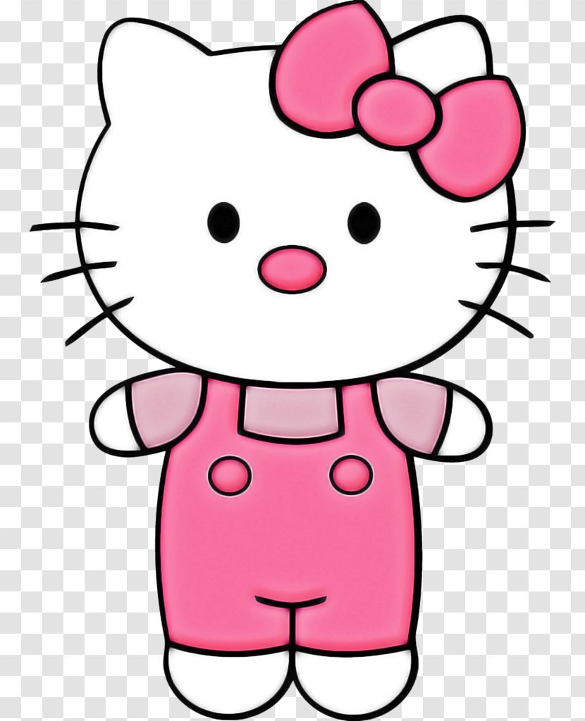 Hello Kitty Drawing - Smile Pleased Transparent PNG