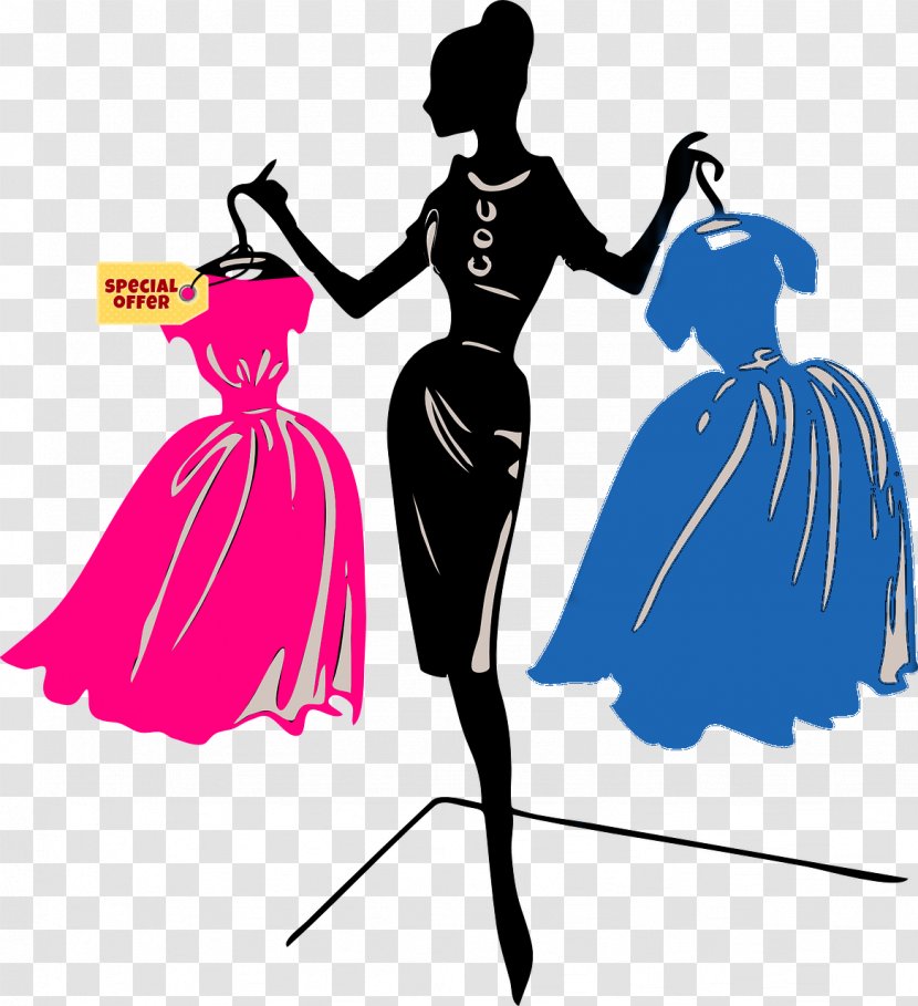 Fashion Clothing Woman Dress Model - Boutique - Violet Transparent PNG