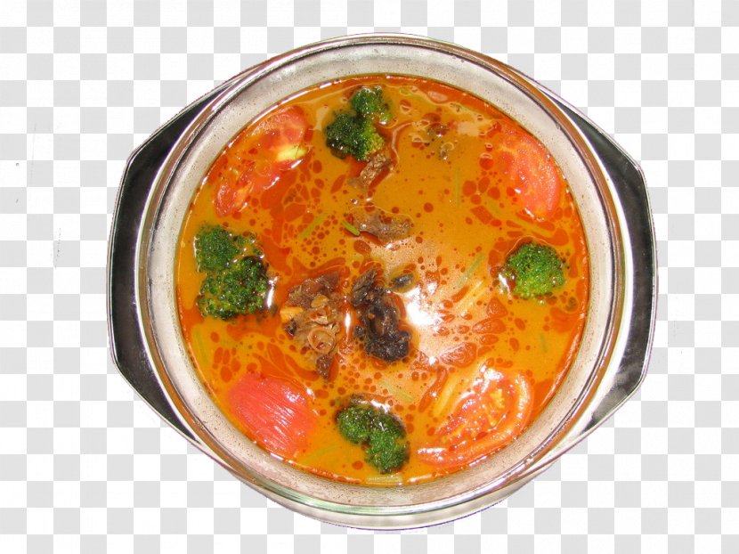 Red Curry Tom Yum Sichuan Cuisine Hunan Cantonese - Middle Eastern Food - Features Ostrich Meat Transparent PNG