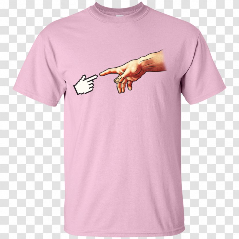 T-shirt Hoodie Clothing Sleeve - Cartoon - Creation Of Adam Transparent PNG