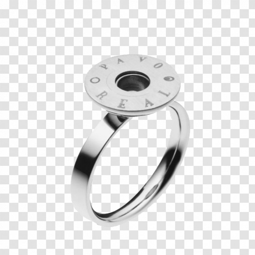 Ring Silver Body Jewellery - Curve Transparent PNG