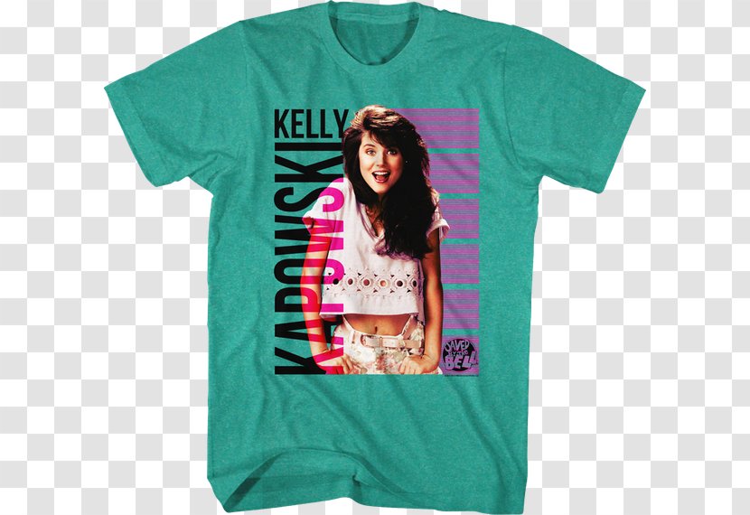 T-shirt Kelly Kapowski Clothing Zachary 'Zack' Morris - Tiffani Thiessen Transparent PNG