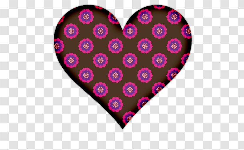 Heart Clip Art - Purple - HEART FLOWER Transparent PNG