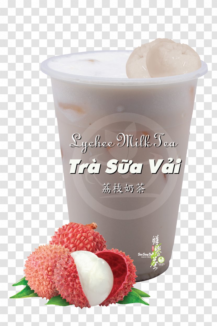 Milk Tea Lychee Juice Food - Flavor Transparent PNG